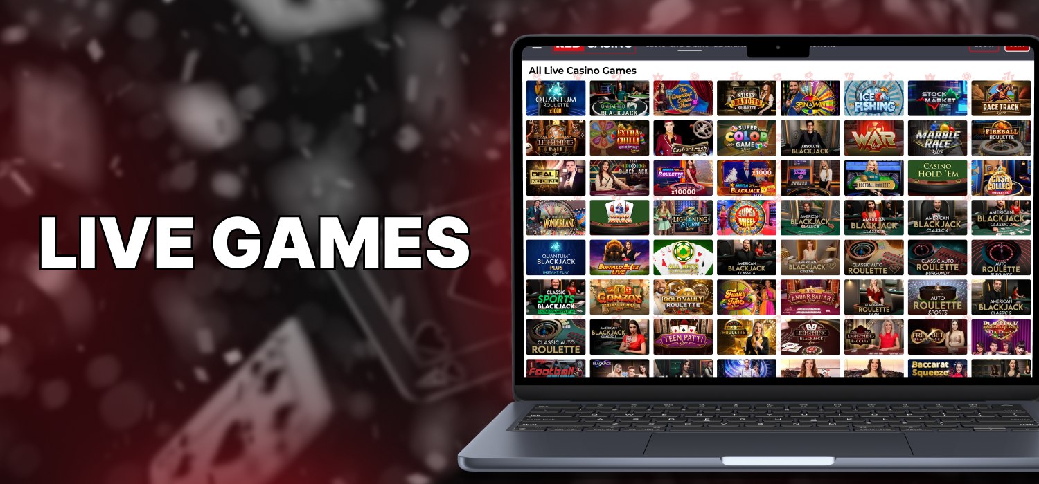 live games at red casino
