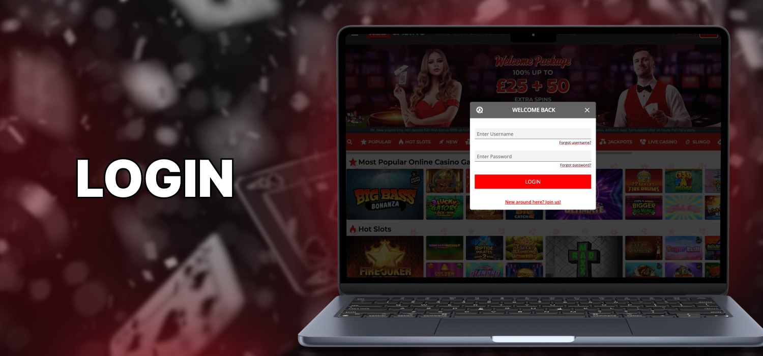 login to red casino account